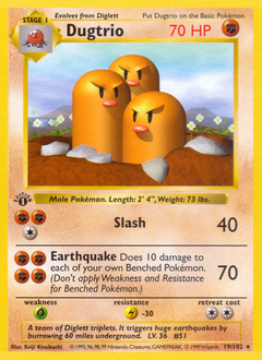 Dugtrio from Base