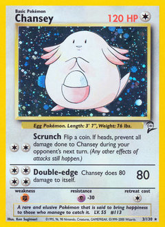 Chansey from Base Set 2