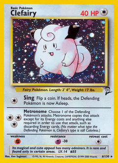 Clefairy from Base Set 2