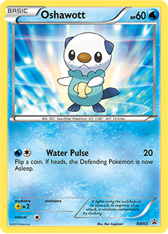 Oshawott from BW Black Star Promos