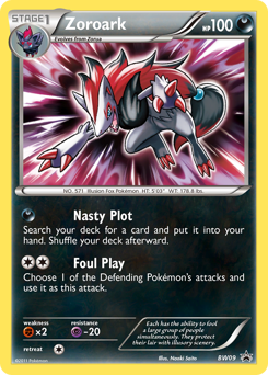 Zoroark from BW Black Star Promos