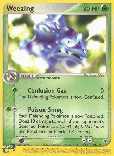 Weezing from Ruby & Sapphire