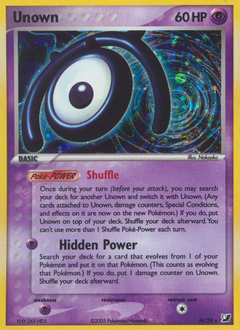Unown from Unseen Forces