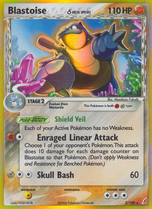 Blastoise δ from Crystal Guardians