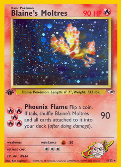 Blaine's Moltres from Gym Heroes