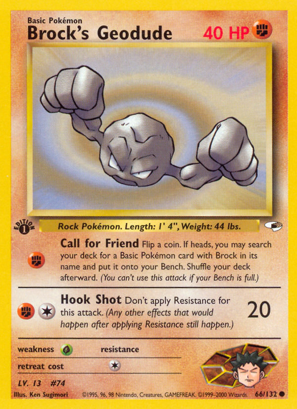 Brock's Geodude from Gym Heroes