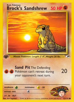 Brock's Sandshrew from Gym Heroes