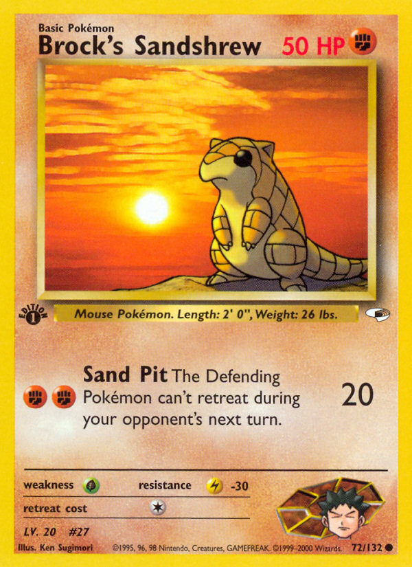 Brock's Sandshrew from Gym Heroes