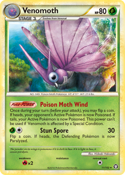 Venomoth from HS—Triumphant
