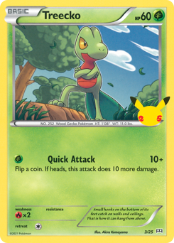 Treecko from McDonald's Collection 2021