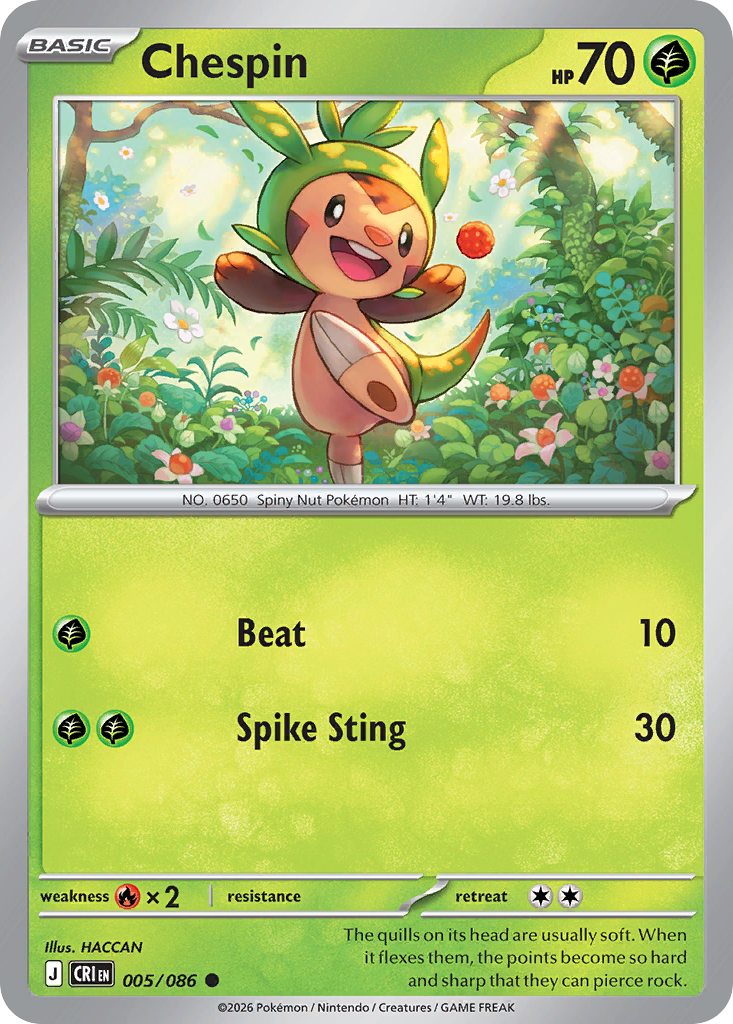Chespin from Chaos Rising