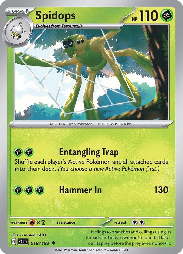 Spidops from Paldea Evolved