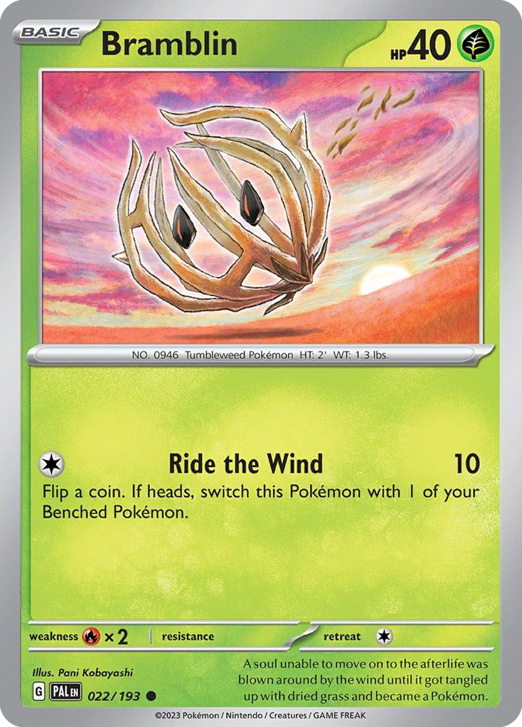Bramblin from Paldea Evolved
