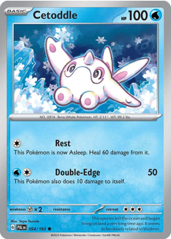 Cetoddle from Paldea Evolved