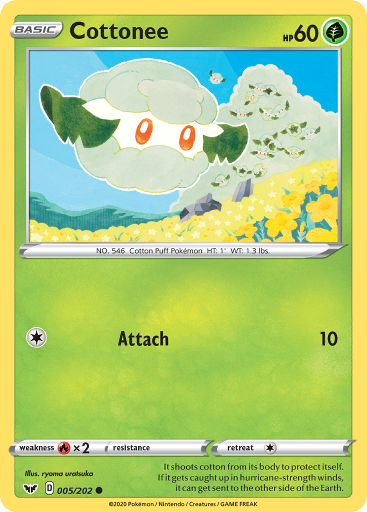 Cottonee from Sword & Shield