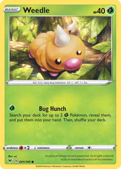Weedle from Vivid Voltage