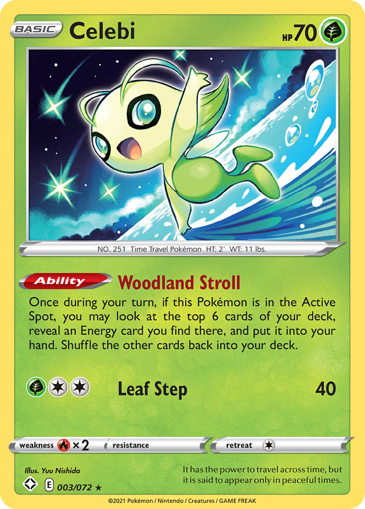 Celebi from Shining Fates