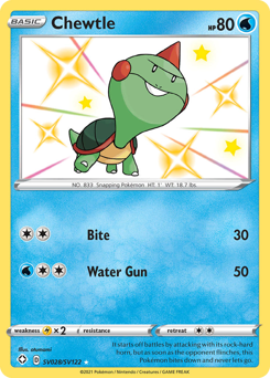 Chewtle from Shining Fates Shiny Vault
