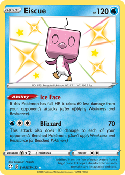Eiscue from Shining Fates Shiny Vault