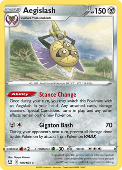Aegislash from Battle Styles