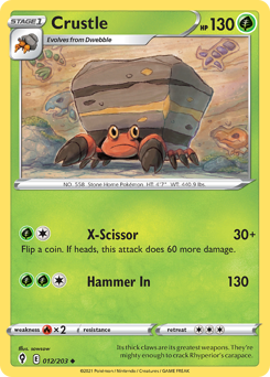 Crustle from Evolving Skies