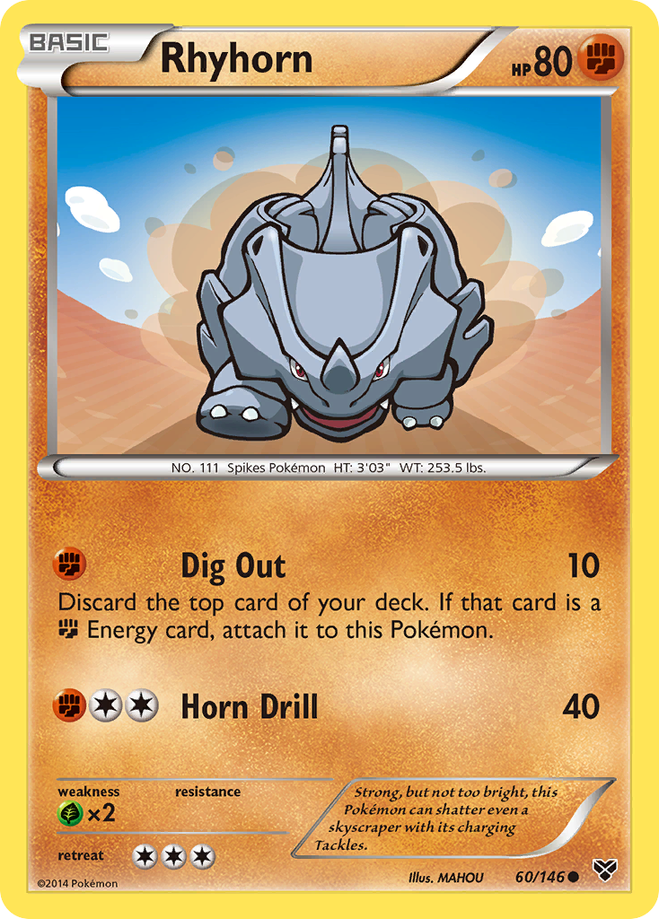 Rhyhorn from XY